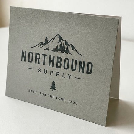 Folded Bi-Fold Insert Card