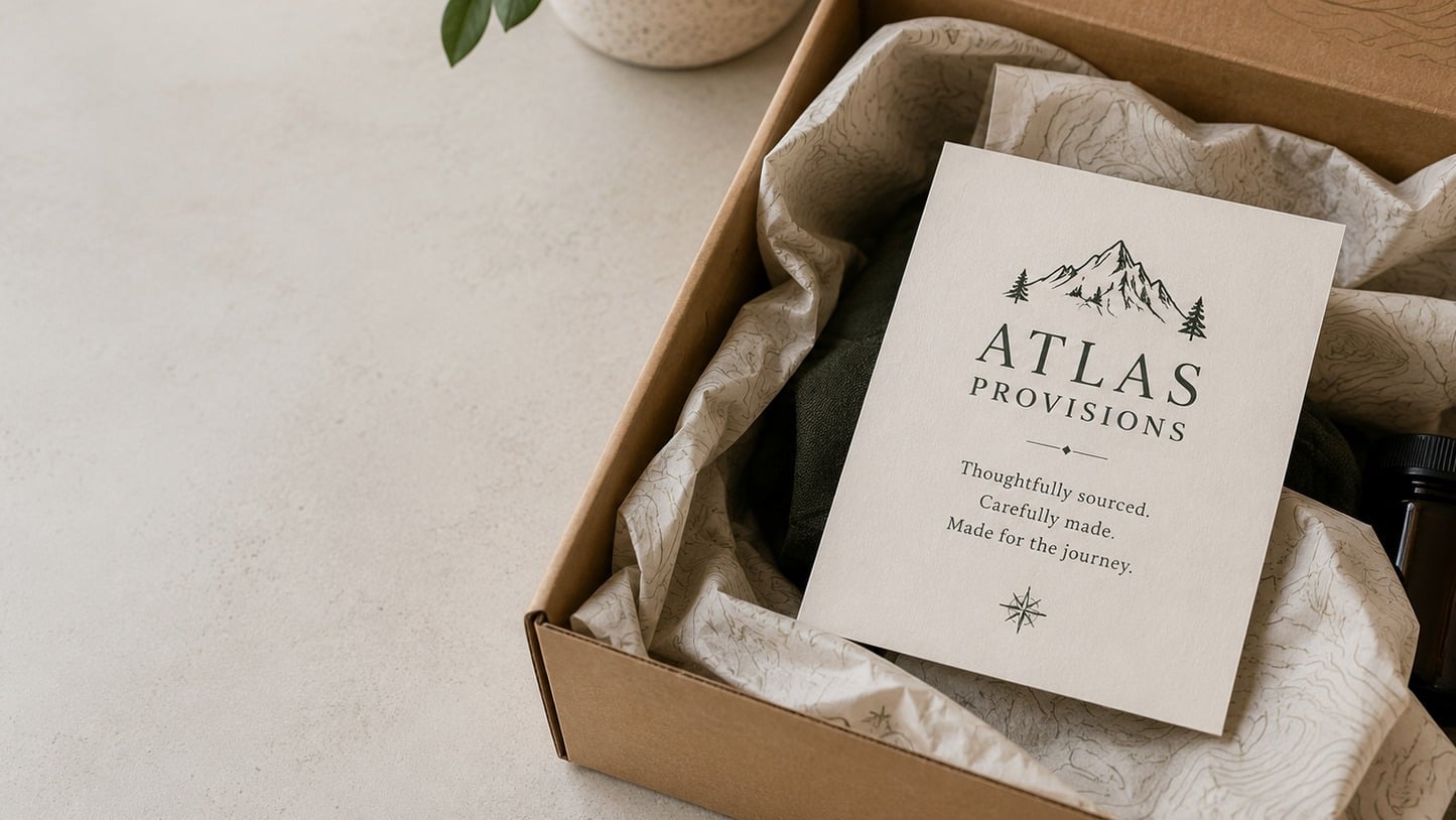 Custom printed insert cards with logo